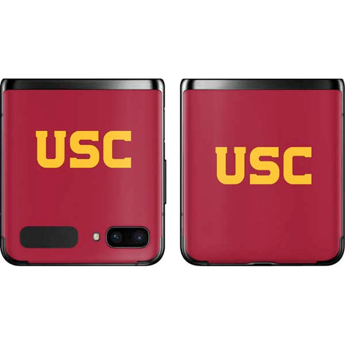 University of Southern California USC Galaxy Z Flip Skin