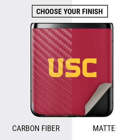 University of Southern California USC Galaxy Z Flip Skin