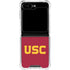 University of Southern California USC Galaxy Z Flip6 Clear Case