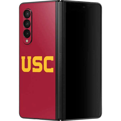 University of Southern California USC Galaxy Z Fold3 5G Skin