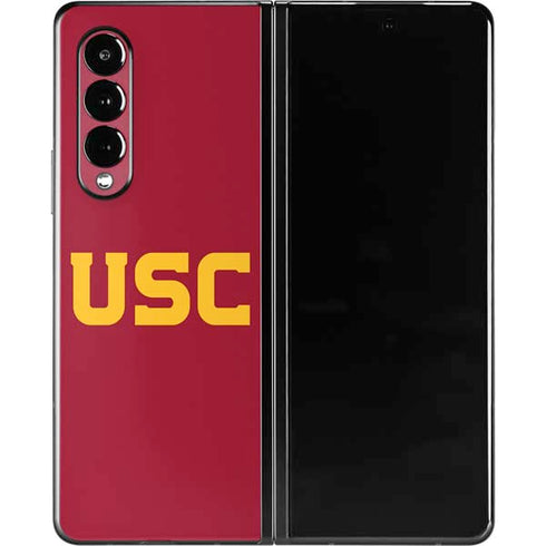 University of Southern California USC Galaxy Z Fold3 5G Skin