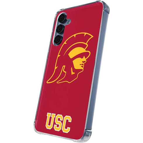 University of Southern California USC Gold Trojan Mascot Galaxy A55 5G Clear Case
