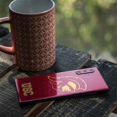 University of Southern California USC Gold Trojan Mascot Galaxy Note 10 Plus Skin