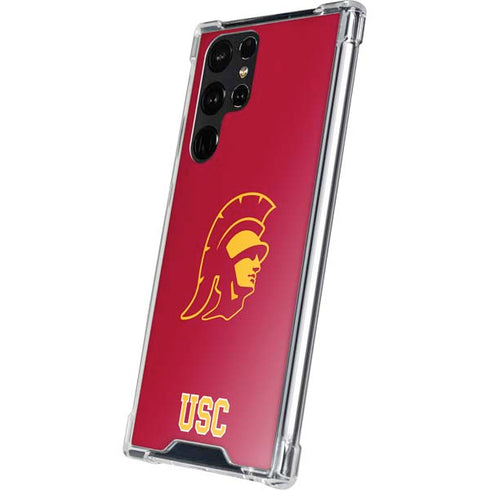 University of Southern California USC Gold Trojan Mascot Galaxy S23 Ultra Clear Case