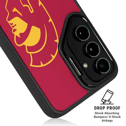University of Southern California USC Gold Trojan Mascot Galaxy S25 Plus Kickstand Case