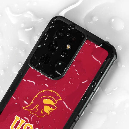 University of Southern California USC Gold Trojan Mascot Galaxy S24 Ultra Waterproof Case
