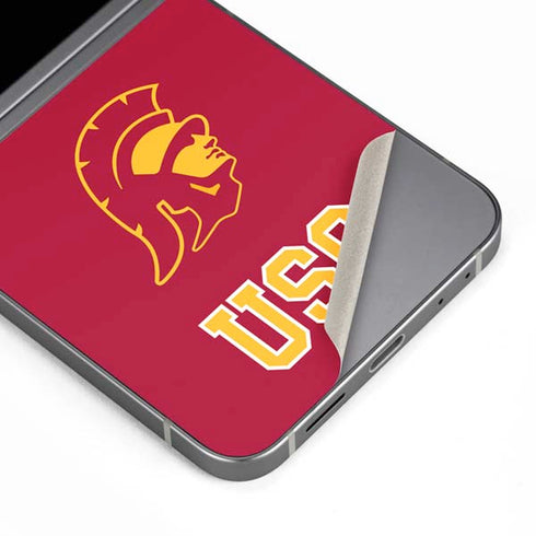 University of Southern California USC Gold Trojan Mascot Galaxy Z Flip6 Skin