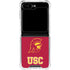 University of Southern California USC Gold Trojan Mascot Galaxy Z Flip6 Clear Case