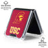 University of Southern California USC Gold Trojan Mascot Galaxy Z Flip6 Clear Case