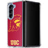 University of Southern California USC Gold Trojan Mascot Galaxy Z Fold5 5G Clear Case
