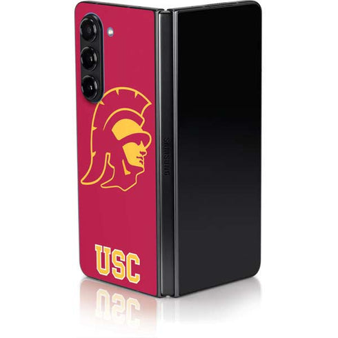 University of Southern California USC Gold Trojan Mascot Galaxy Z Fold5 5G Skin