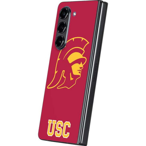 University of Southern California USC Gold Trojan Mascot Galaxy Z Fold5 5G Skin