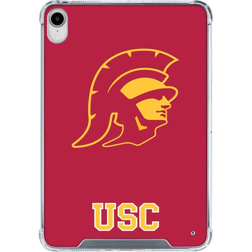 University of Southern California USC Gold Trojan Mascot iPad 11th Gen (2025) Clear Case