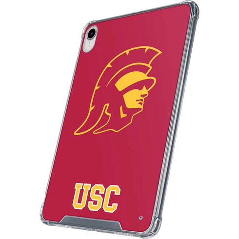 University of Southern California USC Gold Trojan Mascot iPad 11th Gen (2025) Clear Case