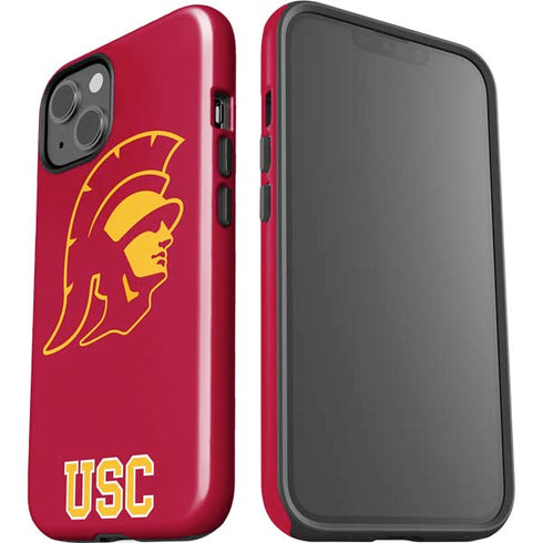 University of Southern California USC Gold Trojan Mascot iPhone 15 Impact Case