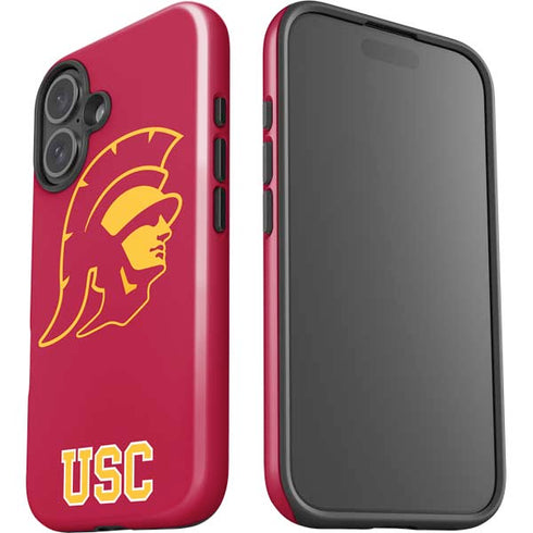 University of Southern California USC Gold Trojan Mascot iPhone 16 Impact Case