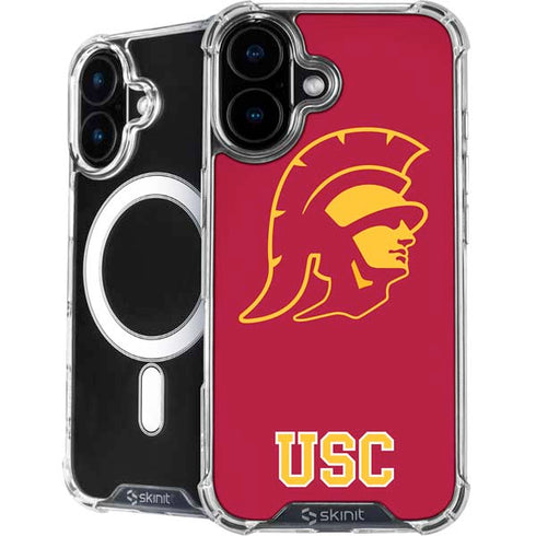 University of Southern California USC Gold Trojan Mascot iPhone 16 Plus MagSafe Case