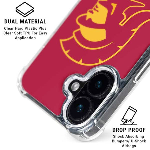 University of Southern California USC Gold Trojan Mascot iPhone 16 Plus MagSafe Case