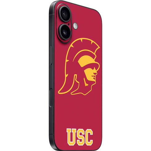University of Southern California USC Gold Trojan Mascot iPhone 16 Plus Skin