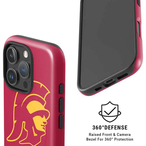 University of Southern California USC Gold Trojan Mascot iPhone 16 Pro Max Magsafe Impact Case