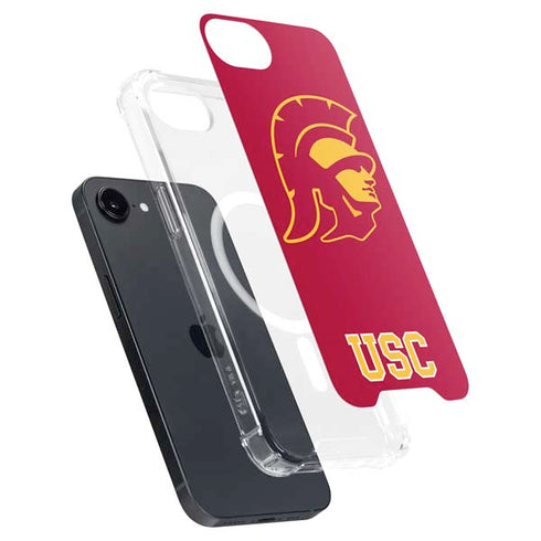 University of Southern California USC Gold Trojan Mascot iPhone 16e MagSafe Case