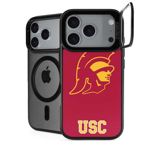 University of Southern California USC Gold Trojan Mascot iPhone 18 Pro Kickstand Case