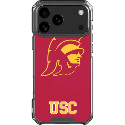 University of Southern California USC Gold Trojan Mascot iPhone 18 Pro Max Clear Case