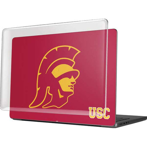 University of Southern California USC Gold Trojan Mascot MacBook Pro 14in (2021-24) Case plus Skin