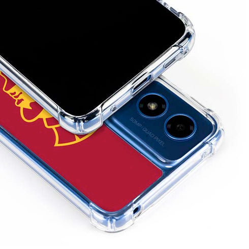 University of Southern California USC Gold Trojan Mascot Moto G 5G (2024) Clear Case