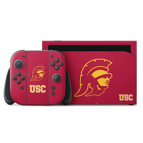 University of Southern California USC Gold Trojan Mascot Nintendo Switch 2 (2025) with Joy-Con Skin