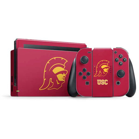 University of Southern California USC Gold Trojan Mascot Nintendo Skins