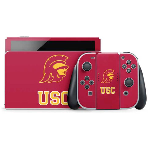 University of Southern California USC Gold Trojan Mascot Nintendo Skins