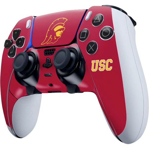 University of Southern California USC Gold Trojan Mascot PS5 DualSense Edge Pro Controller Skin