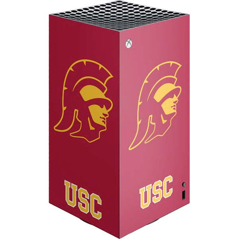 University of Southern California USC Gold Trojan Mascot XBox Series X Digital Edition Console Skin