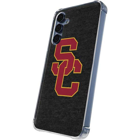 University of Southern California USC Grey Logo Galaxy A55 5G Clear Case