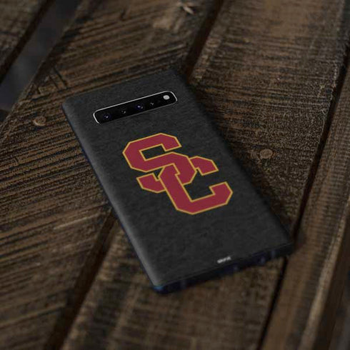 University of Southern California USC Grey Logo Galaxy S10 Plus Skin