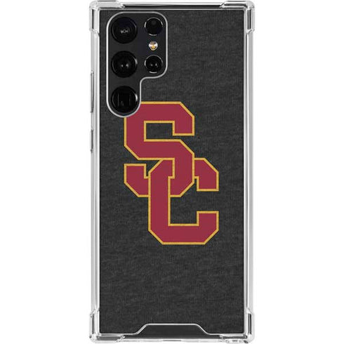 University of Southern California USC Grey Logo Galaxy S23 Ultra Clear Case
