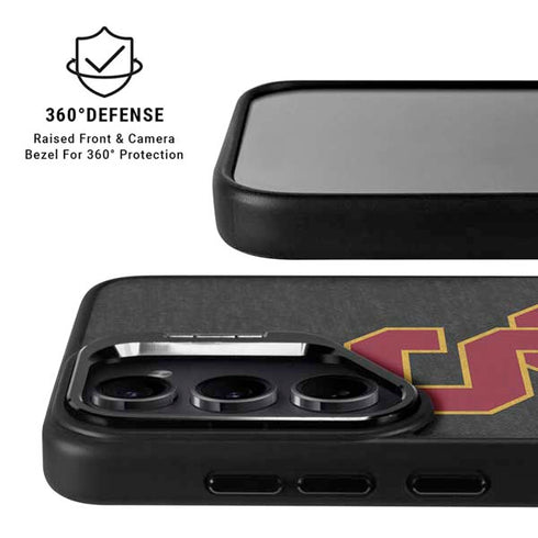 University of Southern California USC Grey Logo Galaxy S25 Kickstand Case
