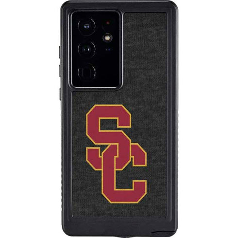 University of Southern California USC Grey Logo Galaxy S24 Ultra Waterproof Case