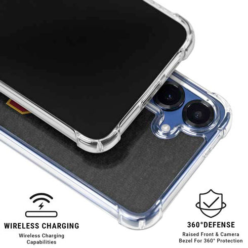 University of Southern California USC Grey Logo Galaxy S25 Clear Case