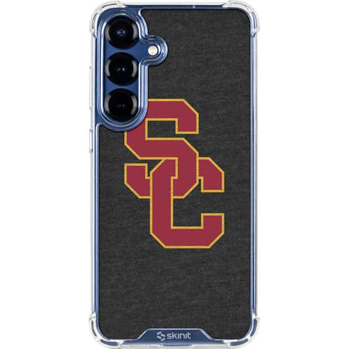 University of Southern California USC Grey Logo Galaxy S25 Plus Clear Case