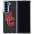 University of Southern California USC Grey Logo Galaxy Z Fold6 Clear Case