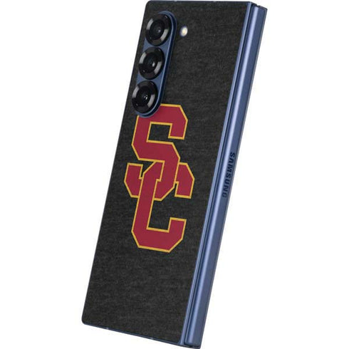University of Southern California USC Grey Logo Galaxy Z Fold6 Skin