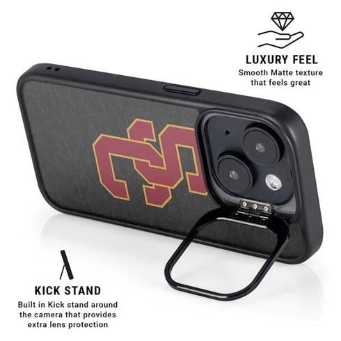 University of Southern California USC Grey Logo iPhone 13 Kickstand Case