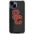 University of Southern California USC Grey Logo iPhone 15 Clear Case