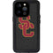 University of Southern California USC Grey Logo iPhone 15 Pro Waterproof Case