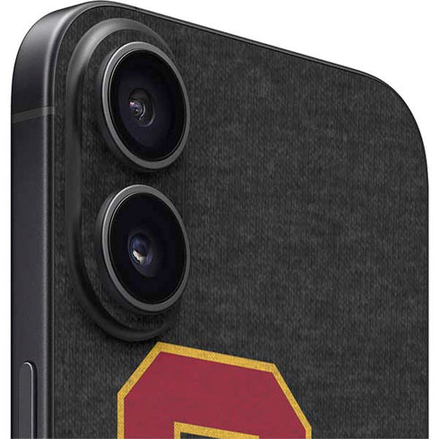 University of Southern California USC Grey Logo iPhone 16 Plus Skin