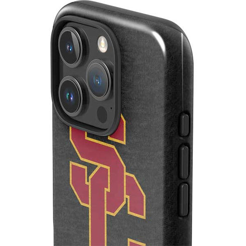 University of Southern California USC Grey Logo iPhone 16 Pro Max Impact Case