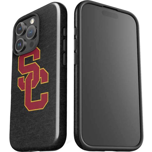 University of Southern California USC Grey Logo iPhone 16 Pro Max Impact Case