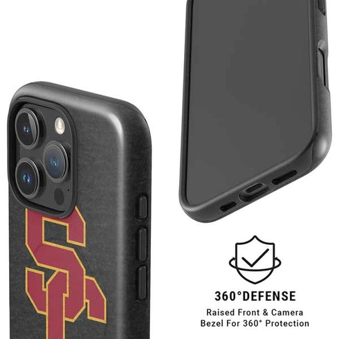University of Southern California USC Grey Logo iPhone 16 Pro Max Magsafe Impact Case